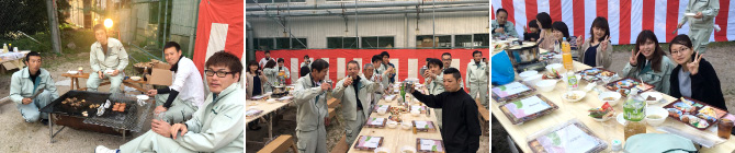 新入社員歓迎 花見会